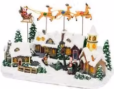 Paesaggio con movimento, luci e musica (34x16x23cm) XMAS KING 76747