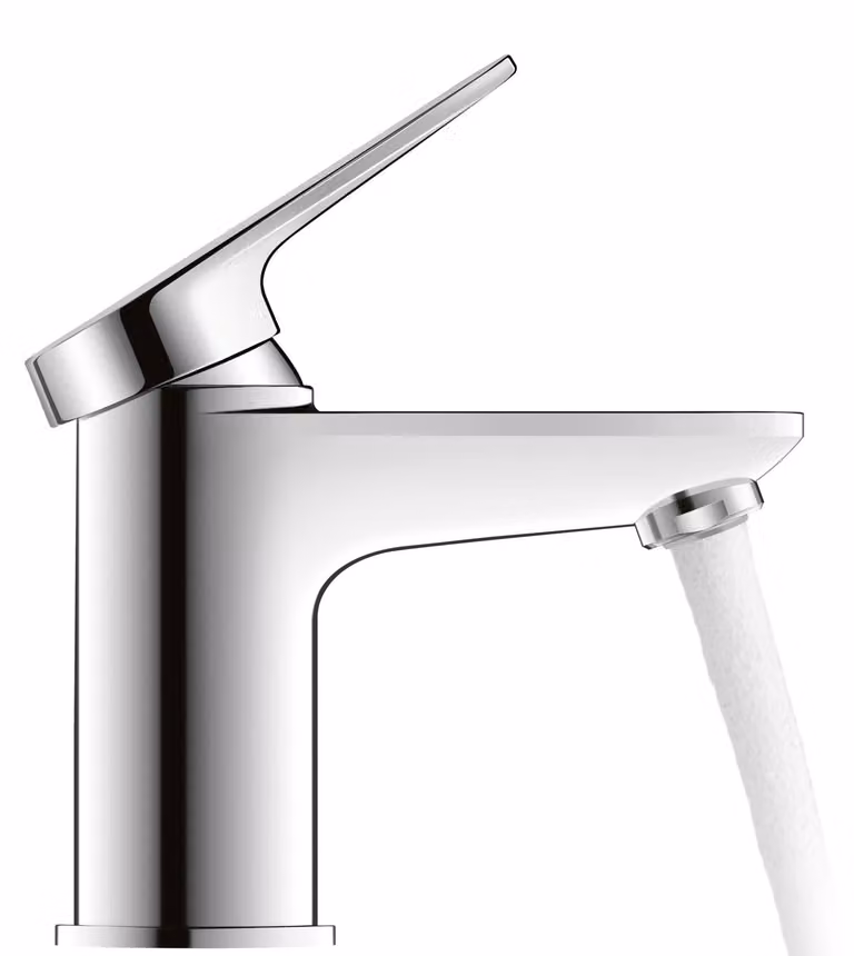 Duravit Wave Mitigeur monocommandé pour lavabo, saillie 95 mm, sans garniture découlement, WA1010002010, WA1010002010