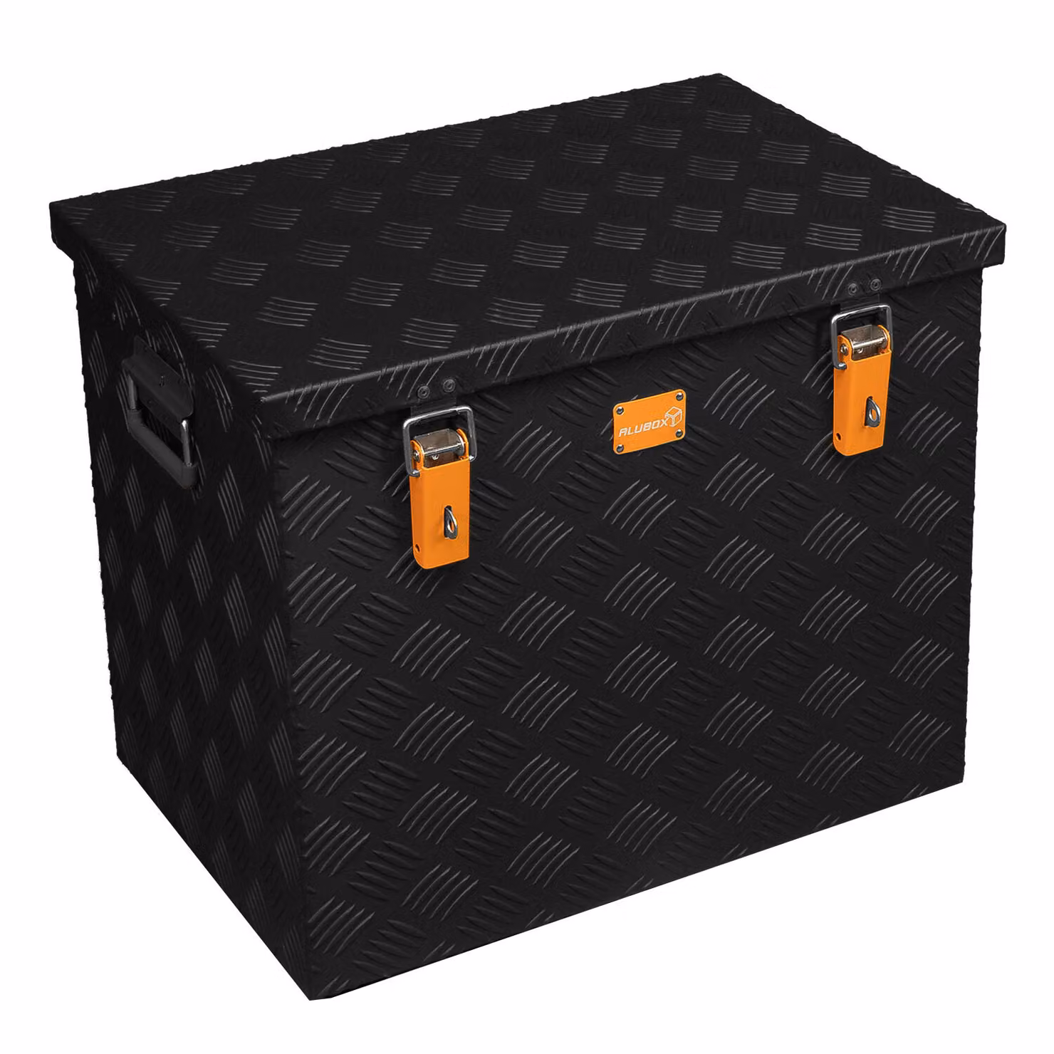 ALUBOX STRONG cassetta in alluminio a scacchiera 120 litri - nero - 120 litri