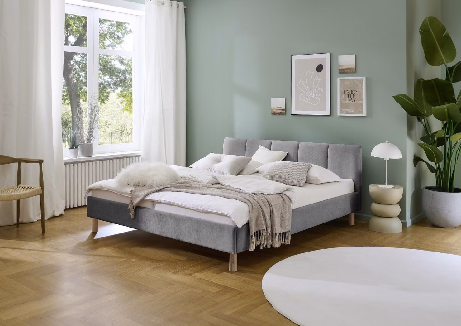 Meise Möbel Joker letto imbottito base in legno