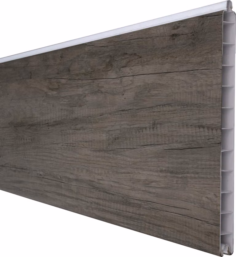 Sistema a innesto GroJa BasicLine PVC Premium Universal porta singola con telaio antracite monument_oak