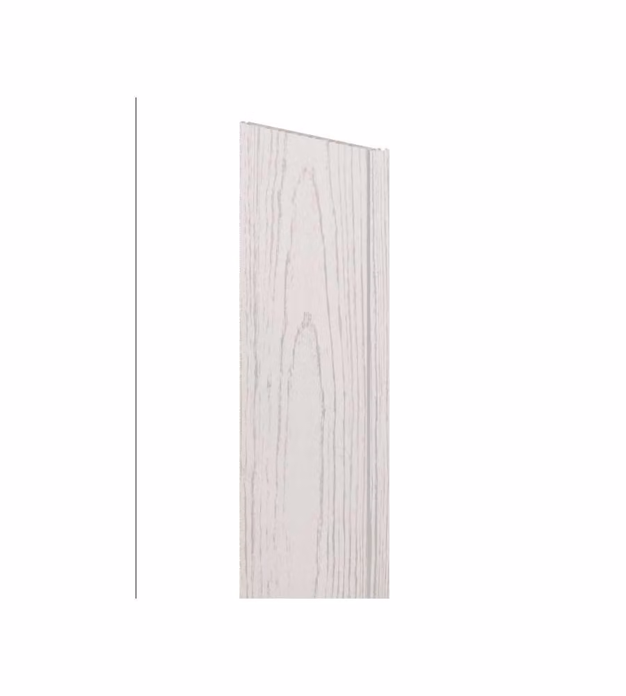 Forte Pannello Aggiuntivo Porta Soffietto PVC Pino Bianco 17,5 cm