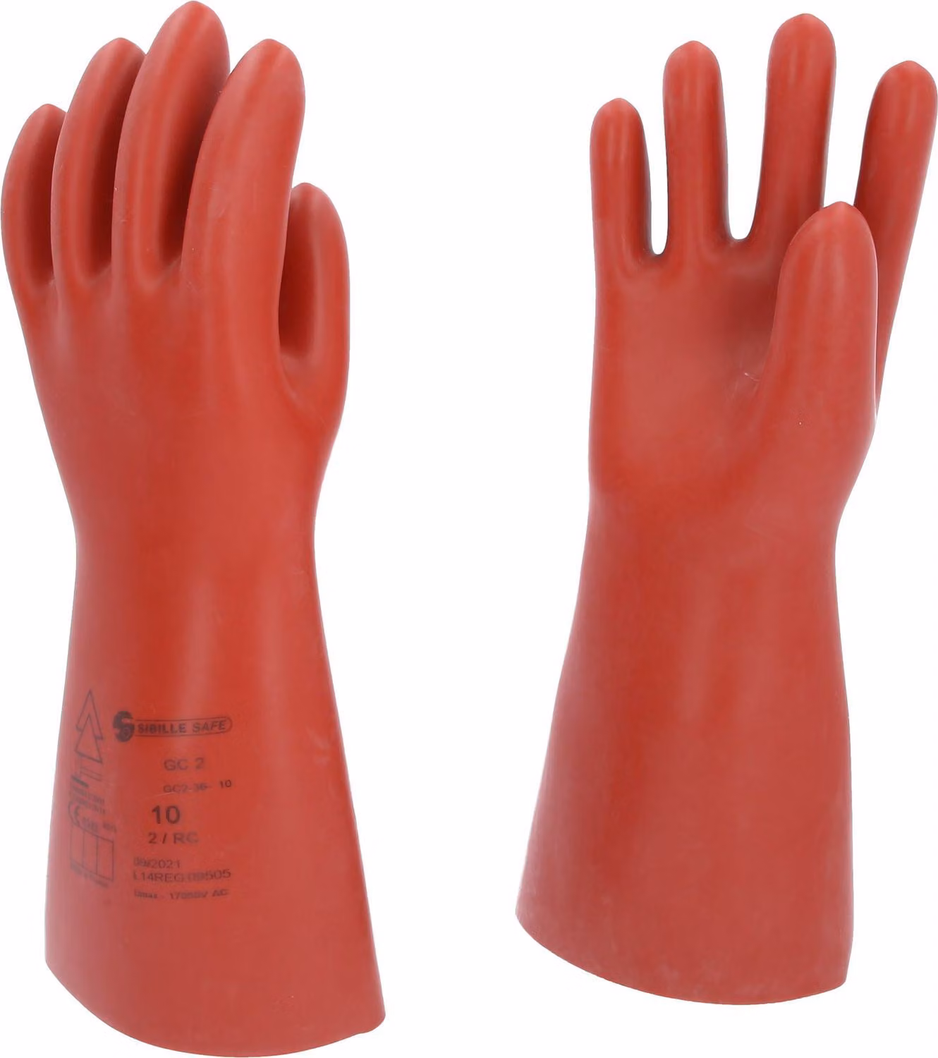 KS TOOLS Guanto di protezione per elettricisti con protezione meccanica taglia 10 classe 2 rosso - 117.0075