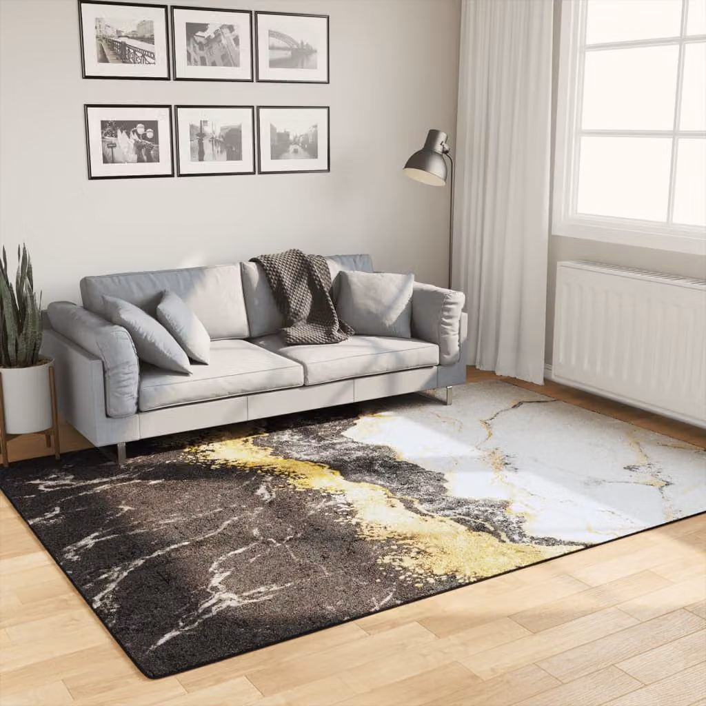 Tappeto lavabile moderno vidaXL multicolore con design astratto in poliestere L: 160 cm, P: 230 cm
