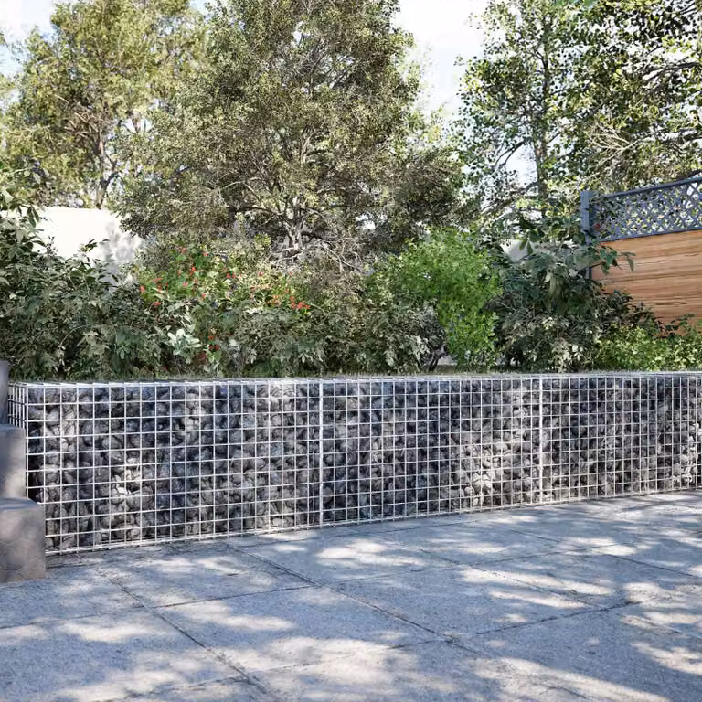 vidaXL Gabion con Filo da 3,5 mm e Maglia da 5x5 cm 300x30x50 cm