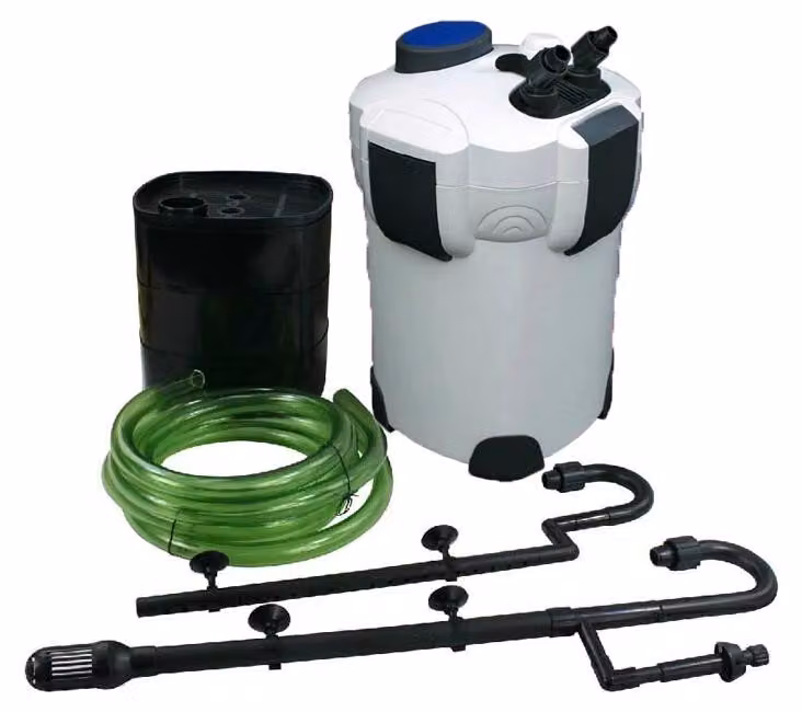 Filtro esterno per acquari - Modello HW-302 - Sterilizzatore UV da 18 W - Filtro esterno per acquari - Rimozione delle alghe - Spina EU, 220–240 V