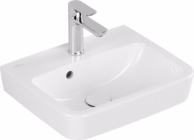 V&B da incasso/attacco HWB O.NOVO 45x37cm, angolare, m HL, m ÜL, bianco A-bac C+