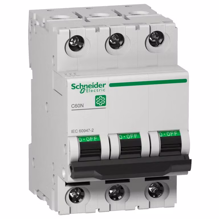 Schneider Electric Multi 9 Interruttore LS OEM C60N a 3 poli, 32 A, caratteristica C, 10 kA, IEC 60947-2, M9F11332
