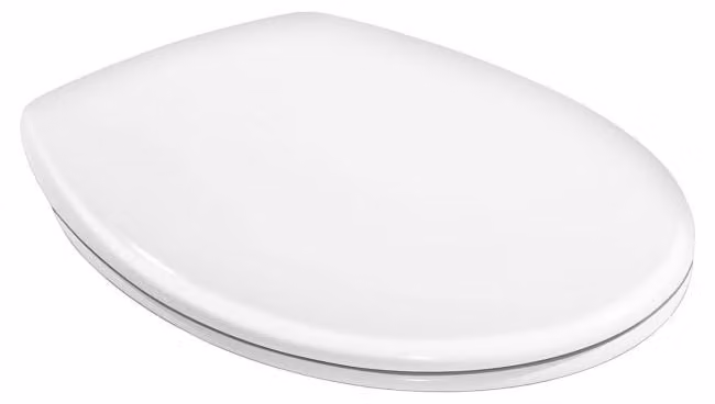 V&B Gustavsberg Sedile per WC Saval 2.0 bianco, cerniere cromate