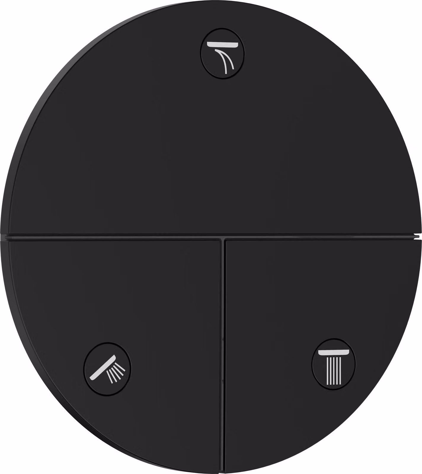 hansgrohe ShowerSelect Comfort S robinet, encastré, 3 consommateurs, rosace ronde, 15558670, 15558670