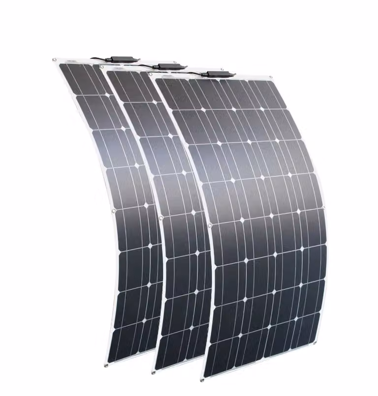 Pannello solare flessibile 100W, alta efficienza 21,8%, PET monocristallino, modulo solare 300W