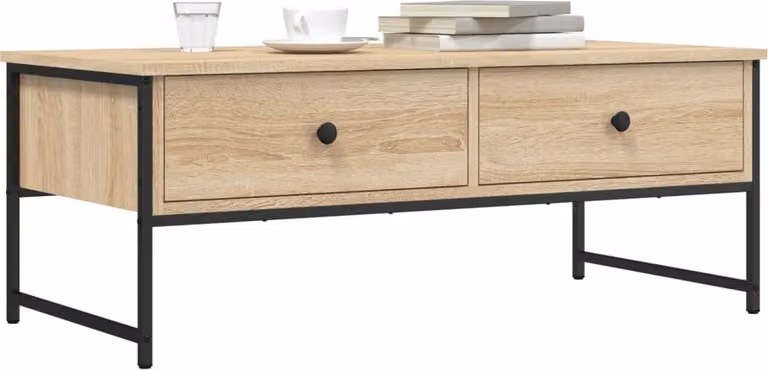 Maison Exclusive - Tavolino Sonoma in rovere 101x49x39,5 cm Materiale ligneo