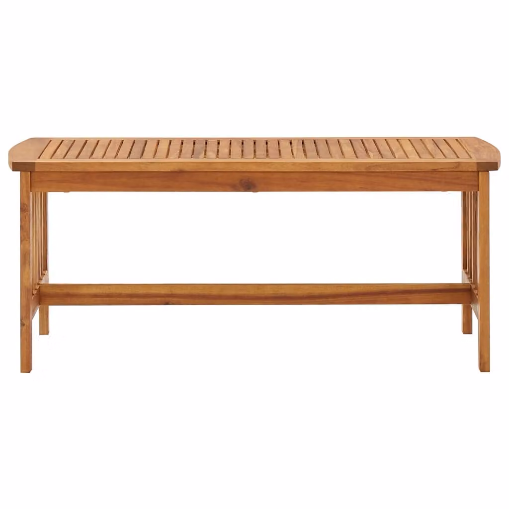 Tavolino da Salotto 102x50x43 cm in Legno Massello di Acacia