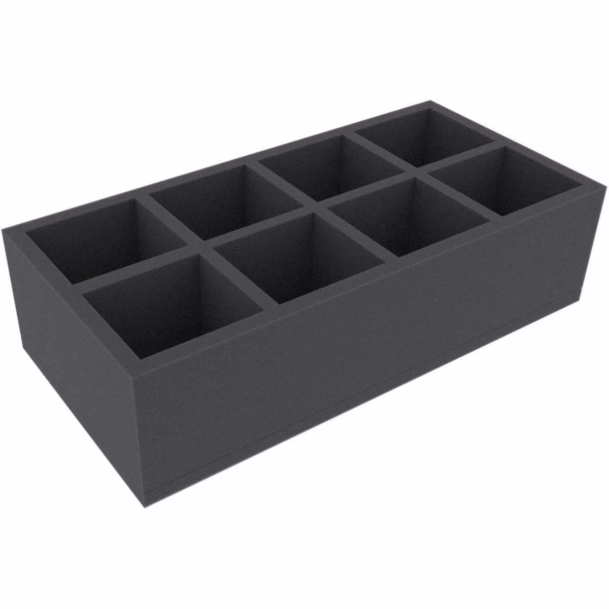 Inserto in schiuma 326x158x85 mm, 8 scomparti per scatole di giochi da tavolo