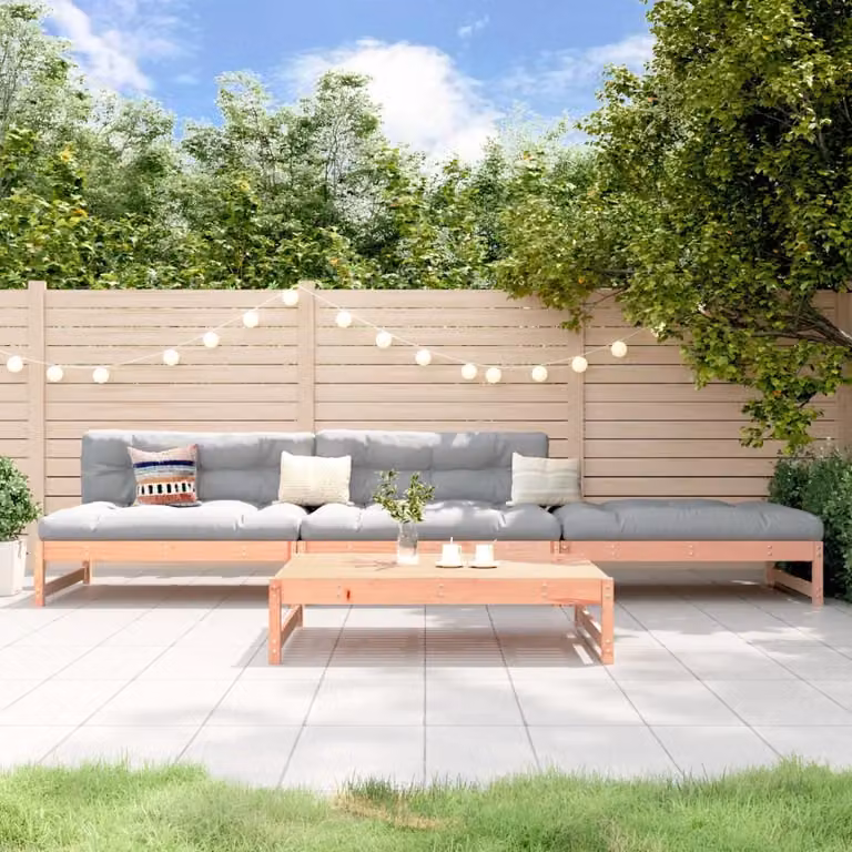 Maison Exclusive - Set da giardino a 4 pezzi in legno massello di douglasia