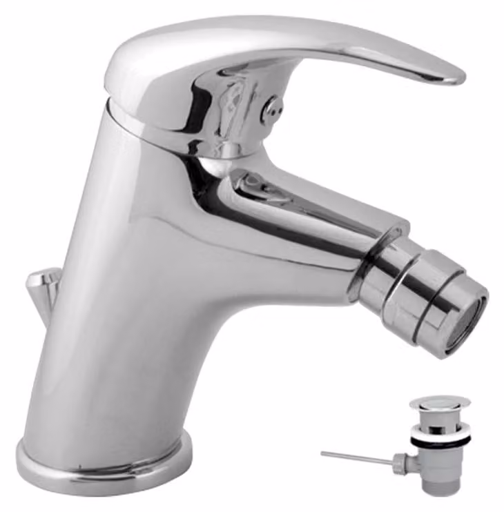 Rubinetto bidet con beccuccio cromato Titania Lux