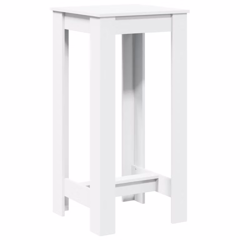Tavolo da Bar Bianco 51x50x103,5 cm in Truciolato