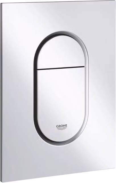Piastra Arena Cosmopolitan Small Grohe in cromo satinato con comando dual flush