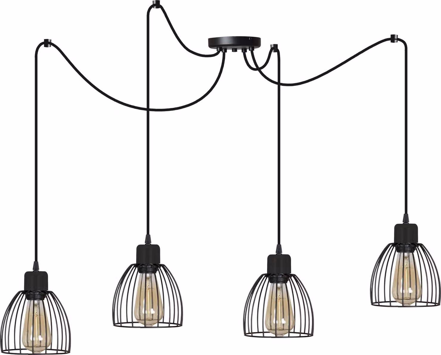 Lampada industriale a sospensione in stile loft disponibile in diversi colori