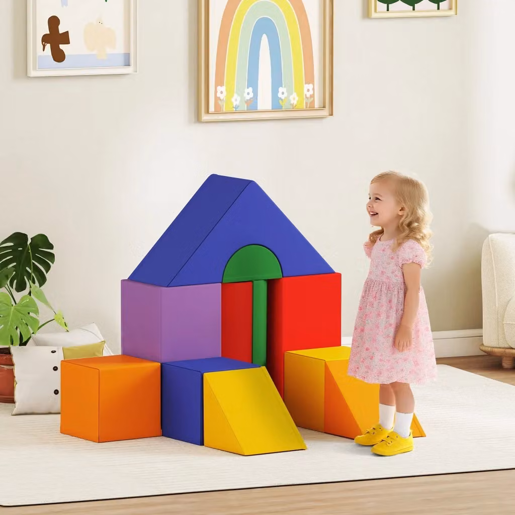 Set di 11 Costruzioni Morbide Giordanoshop in Schiuma Multicolore per Bambini – 2