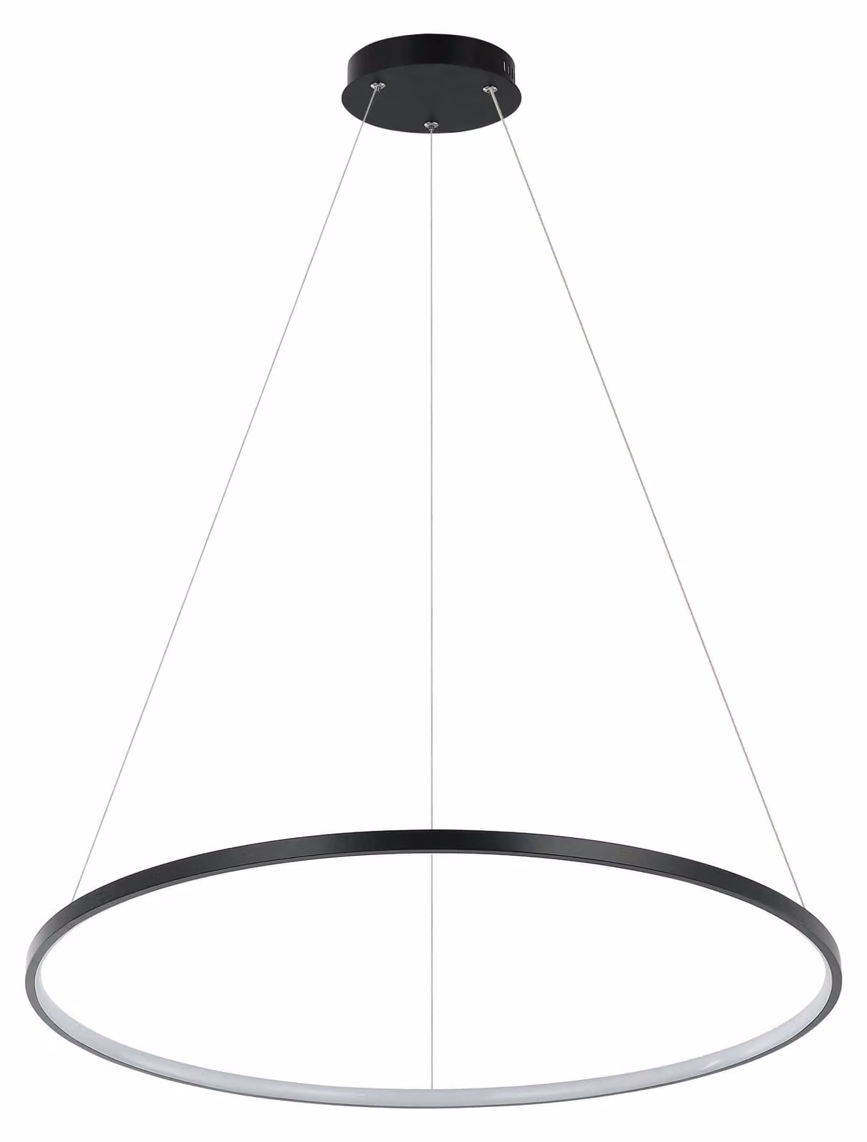 Lampada a sospensione LED 35W RING LP-909/1P M BK CCT Light Prestige