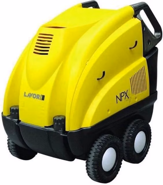 Idropulitrice a caldo Lavor NPX1211XP, 120 bar, 3200 W, 660 l/h, colore Nero e Giallo