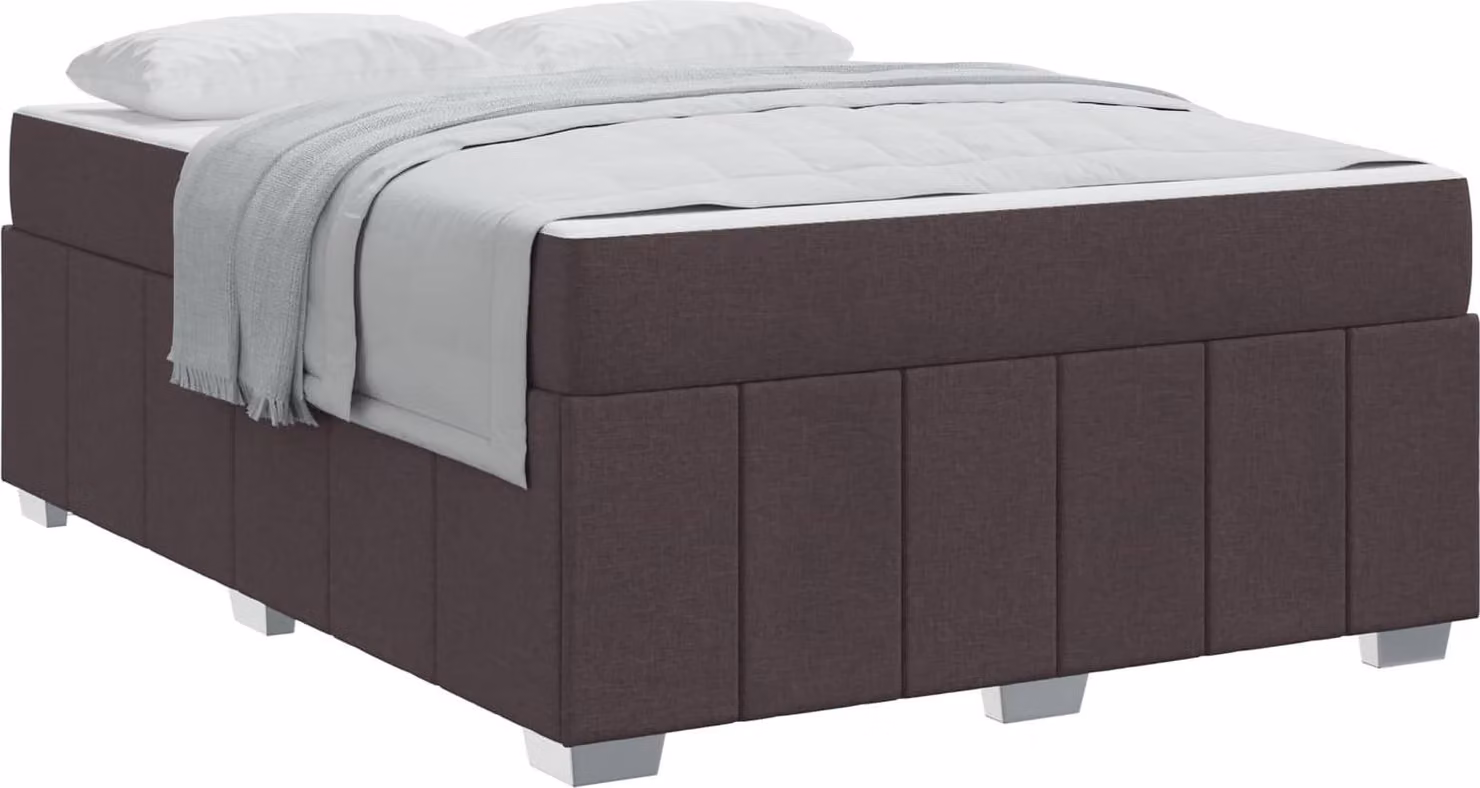 SYFAX™ Struttura del letto Marrone Scuro 160 x 200 cm Tessuto