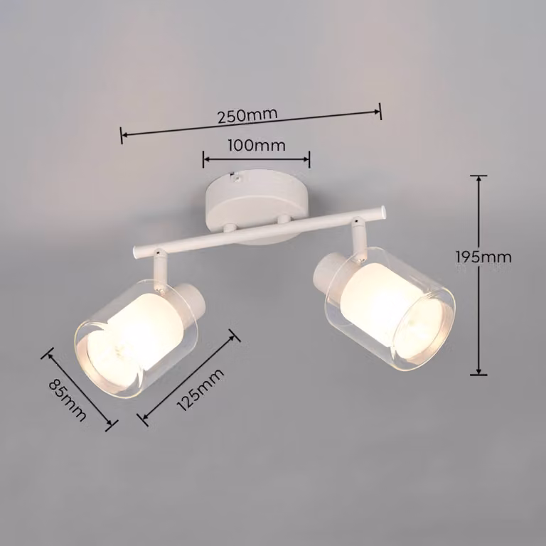 Reality Leuchten Plafoniera soffitto Neralo, dimmerabile, Alluminio / Grigio / Zincato, Soggiorno / Sala da pranzo, Metallo, Plafoniera
