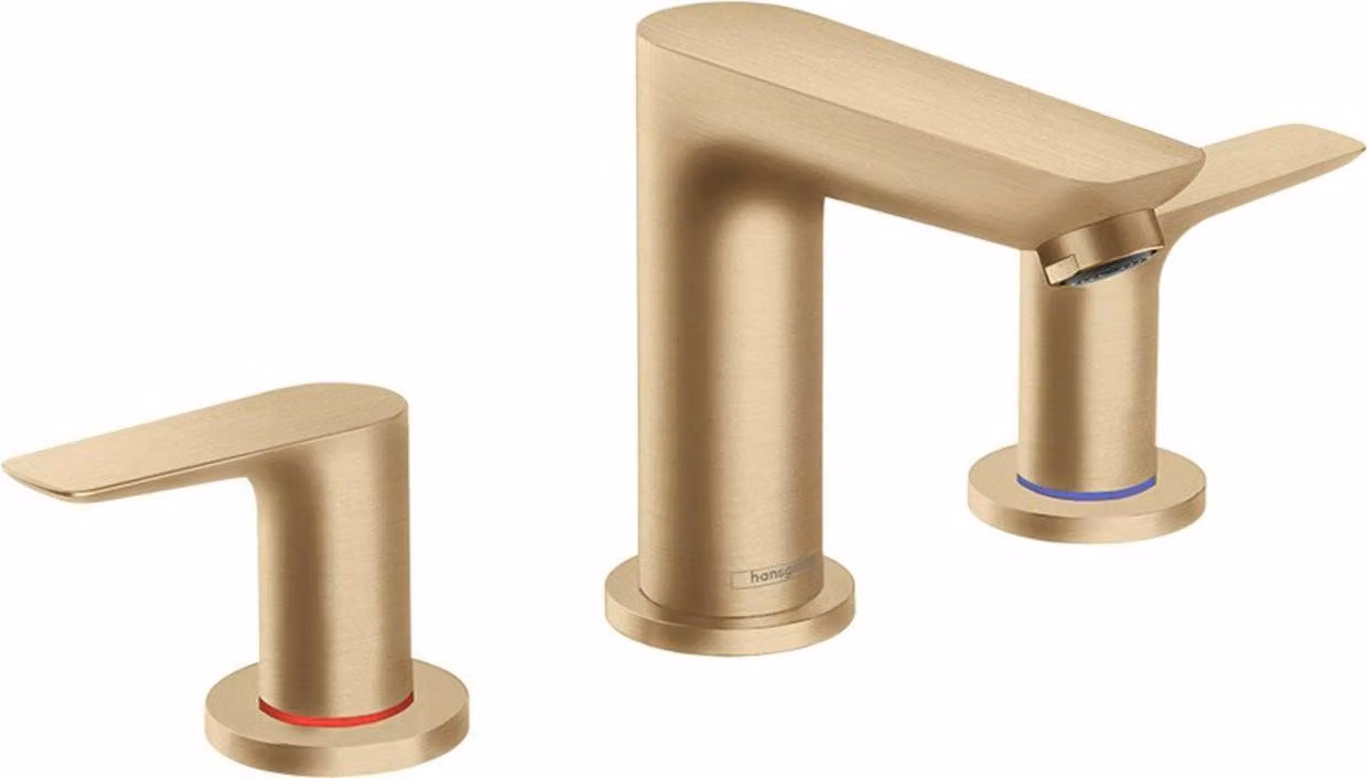 hansgrohe Talis E Mélangeur lavabo 3 trous, déchets pop-up, projection 112mm, 71733140, 71733140