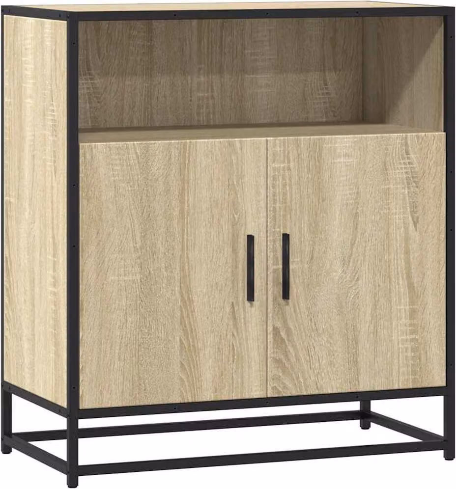 Credenza Rovere Sonoma 68x35x76 cm in Legno Multistrato