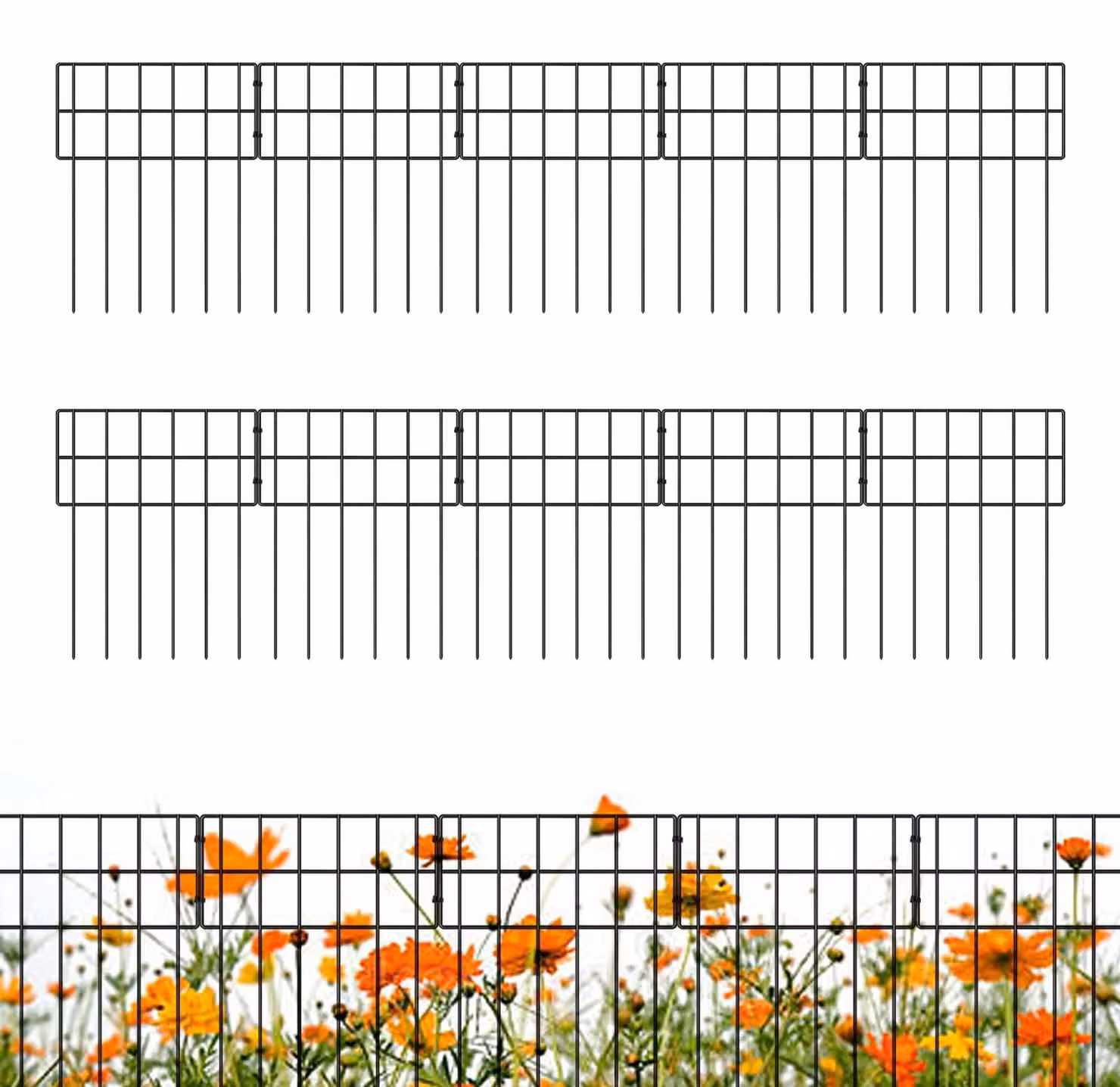Recinzione per giardino, prodotta da Dempende, a sostegno della protezione degli animali