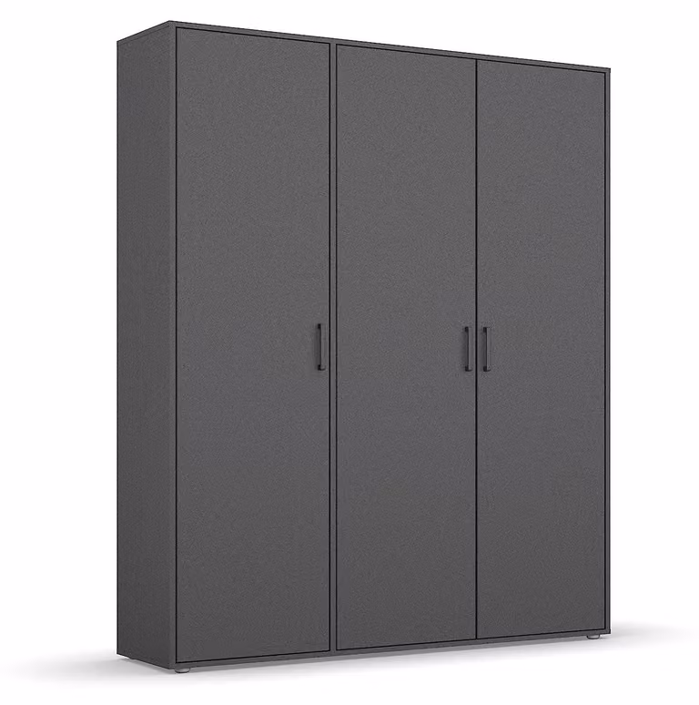 Rauch Möbel Voyager, armadio, colore grigio metallizzato, larghezza 140 cm