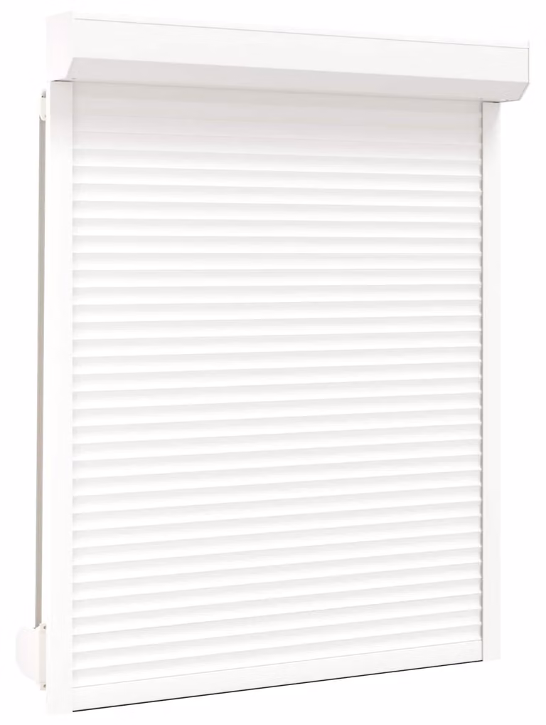 Persiana a rullo Bianco 120 x 150 cm Alluminio e poliuretano