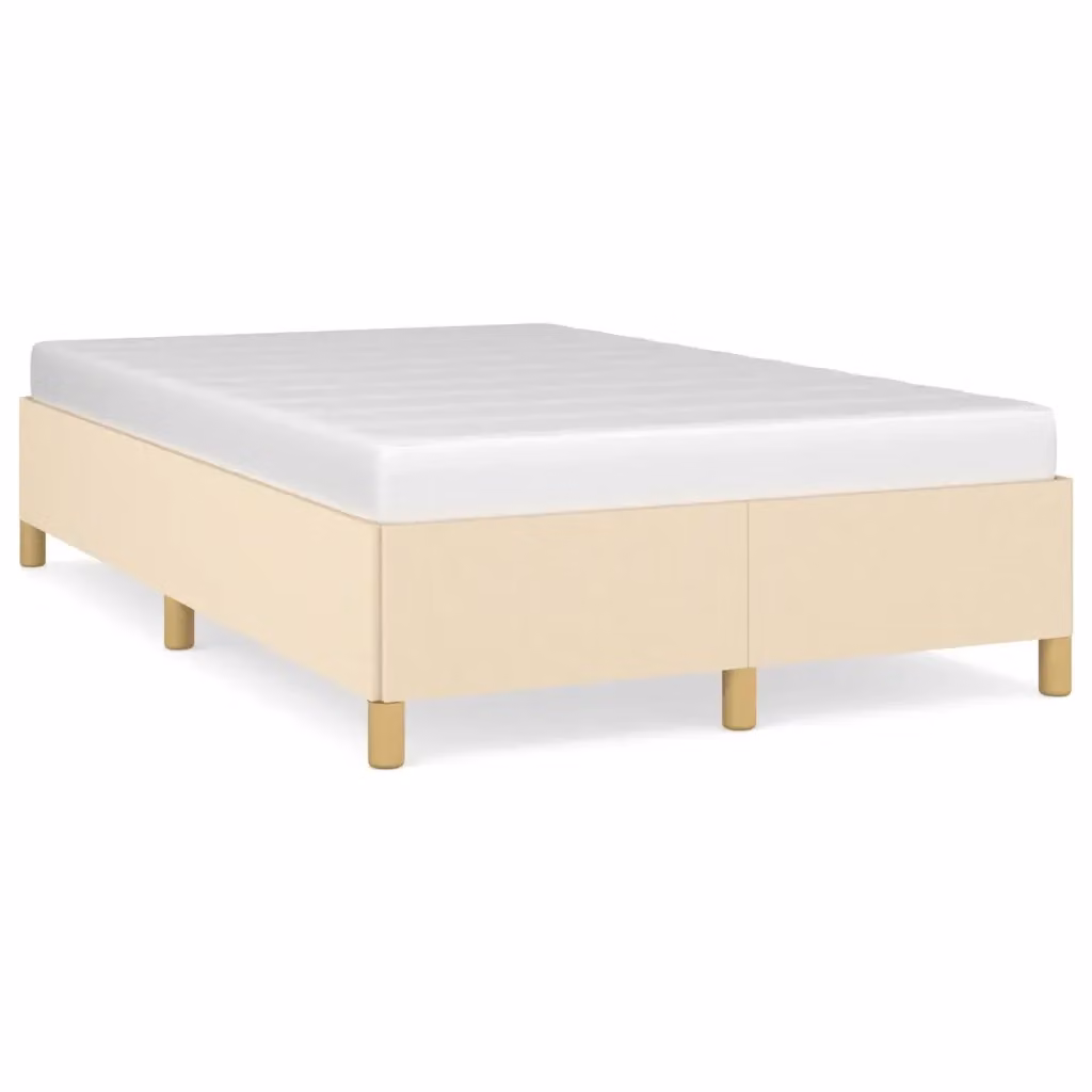 Struttura Letto Design Mania con Giroletto Imbottito in Tessuto Beige L/P/H: 200 x 120 x 35 cm – 2