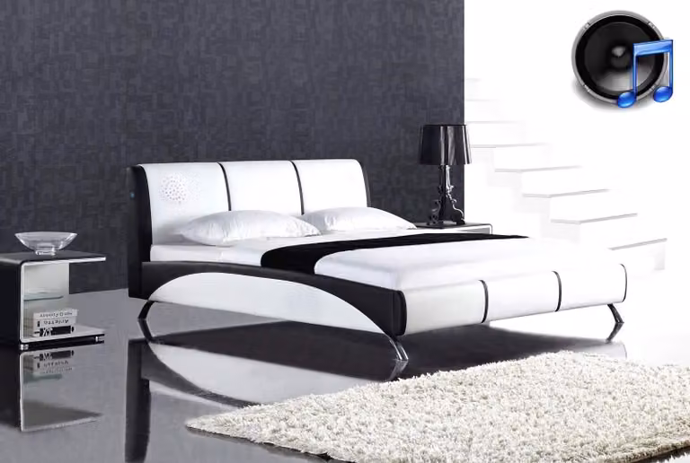 Design Leder Bett Ehe Modernes Hotel Gestell Luxus Schlaf Zimmer Doppel Betten