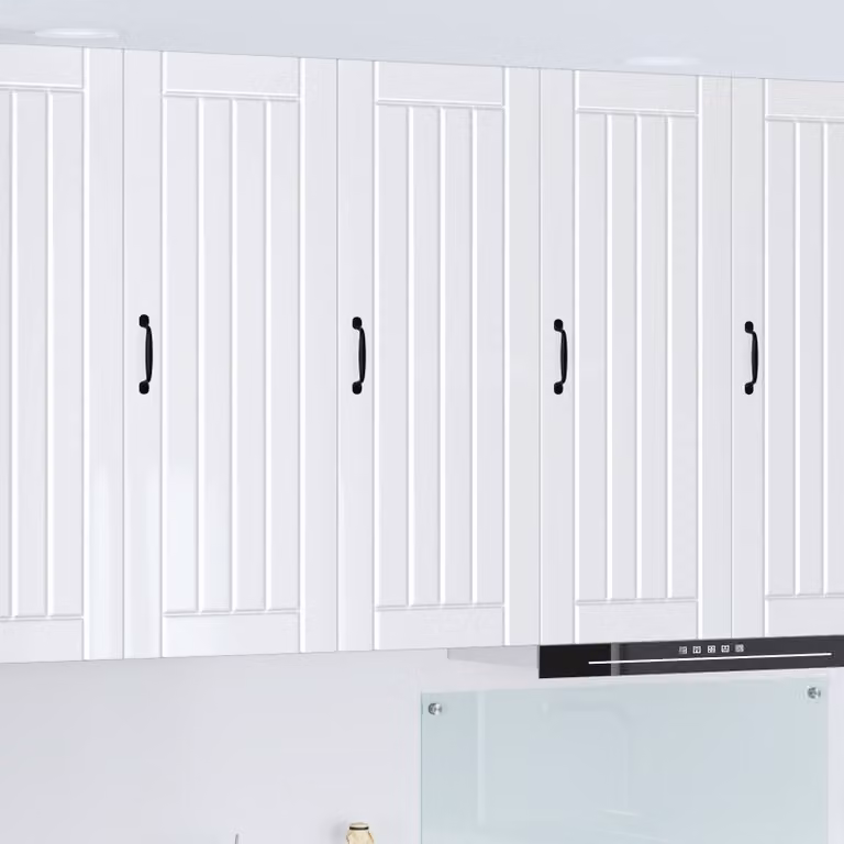 Armadietto a muro moderno vidaXL LUCCA Bianco Lucido L: 40 cm, P: 31 cm, H: 100 cm