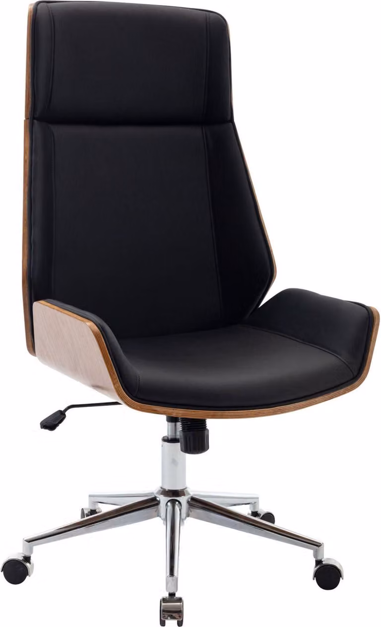 Sedia da ufficio elegante - Sedia da ufficio ergonomica - Rivestimento in Pelle finta, regolabile in altezza