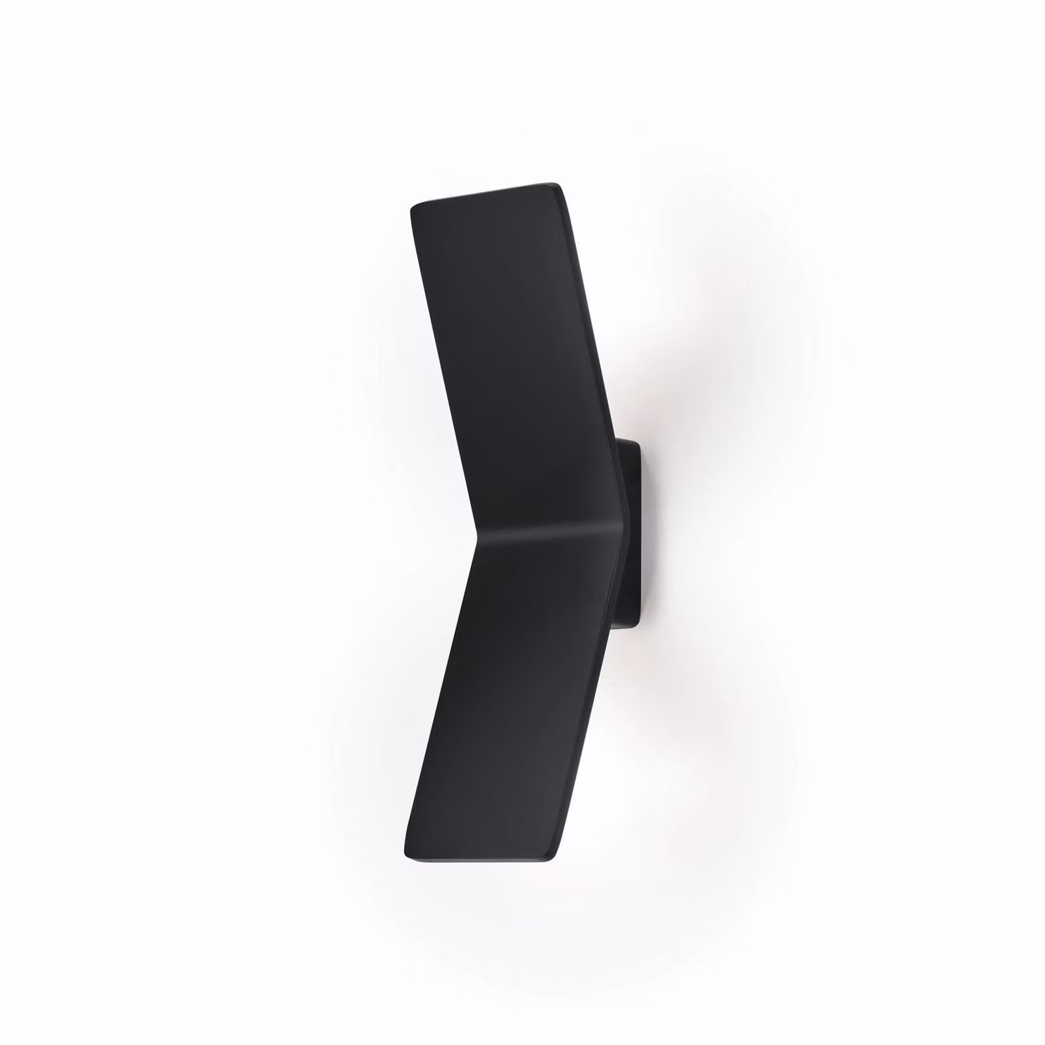 Knapstein Applique da parete a LED Ada, dimmerabile, Nero, Soggiorno / Sala da pranzo, Alluminio, Moderno, Applique a LED