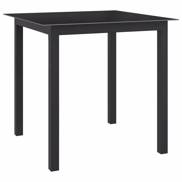 Set Mobili da Pranzo per Giardino 5 pz in Alluminio Antracite 3070634