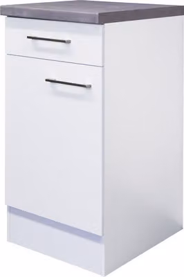 Base per cucina - larghezza 40 cm - Bianco - Nawa
