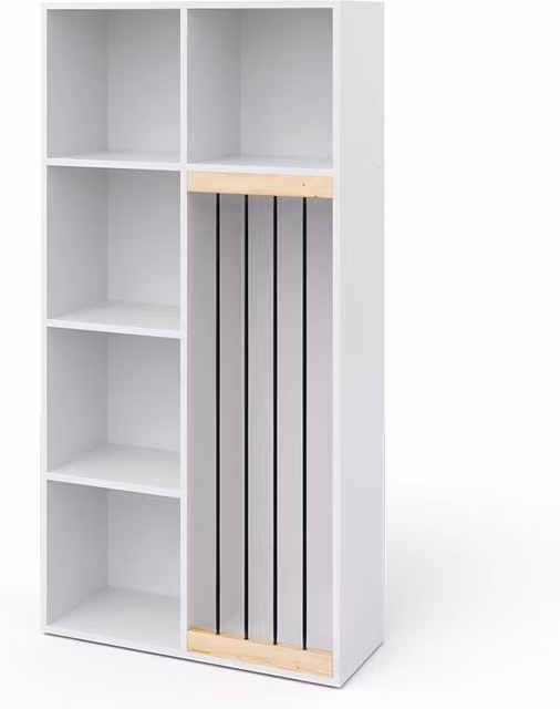 Libreria per bambini Marvin Vicco Bianco L: 72 cm, H: 143 cm – 1