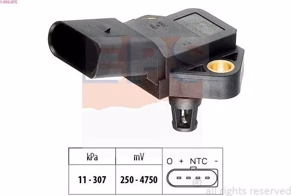 Sensore Pressione Aria Vw Golf 1.9Tdi 00-