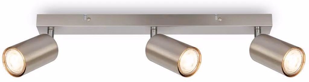 Faretto da soffitto Lampada da soffitto Lampada da camera da letto orientabile a 3 luci GU10