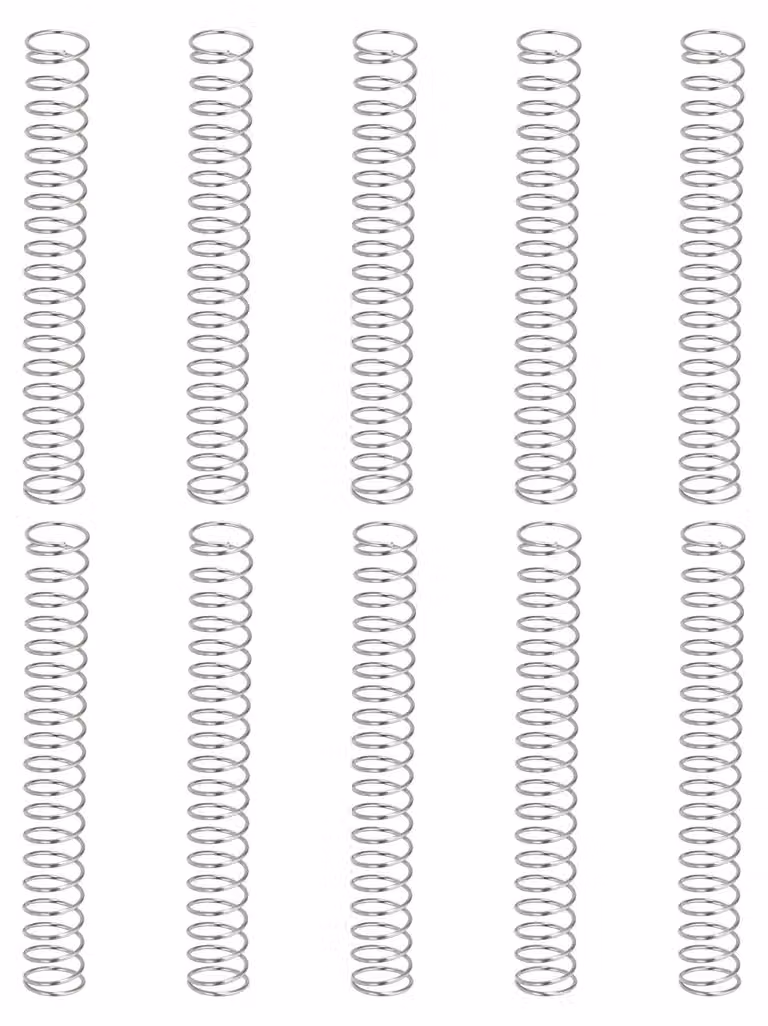 Molle a compression, 10 pezzi, dimensioni 0,2 x 4 x 30 mm, acciaio inossidabile 304
