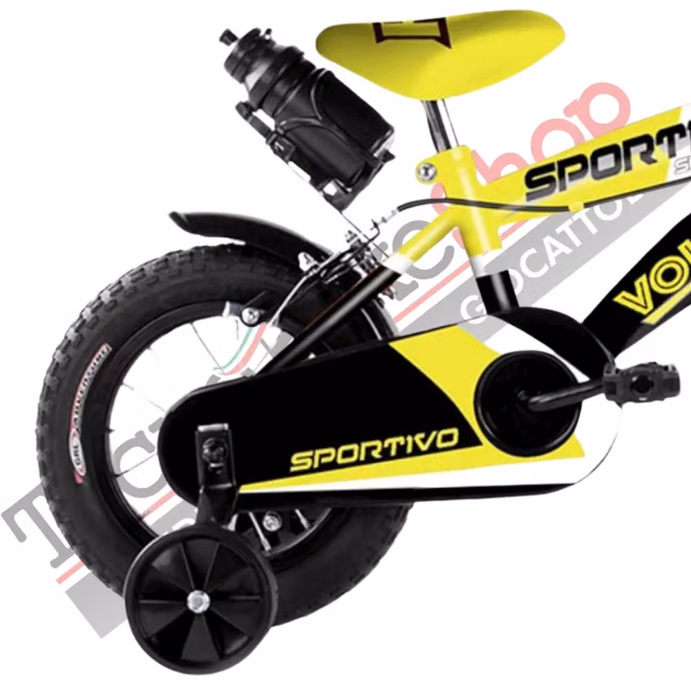 Bicicletta per bambini Tecnobike Shop Movimento a Sfera Volare Sportivo 12 pollici Gialla – 2