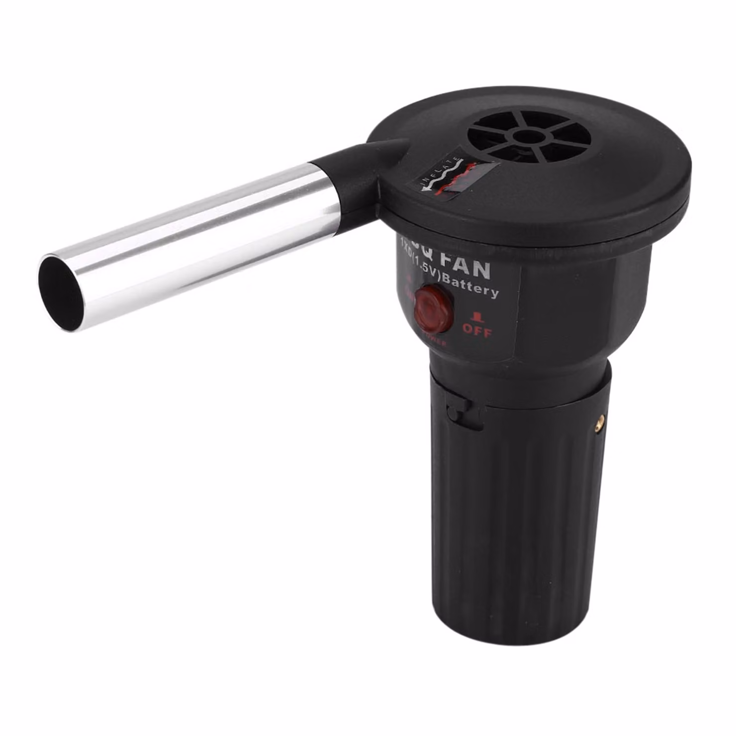 Ventilatore portatile a batteria per barbecue, soffiatore d'aria per campeggio all'aperto, barbecue a carbonella per picnic