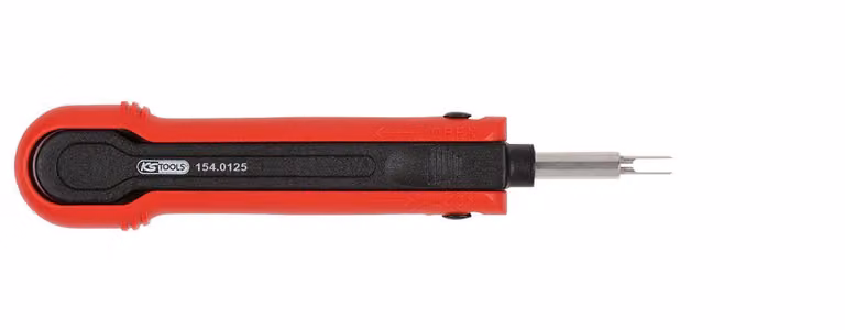 KS Tools Attrezzo di sblocco per terminali a lama/prese piatte 4,8 mm (AMP Tyco MCP)