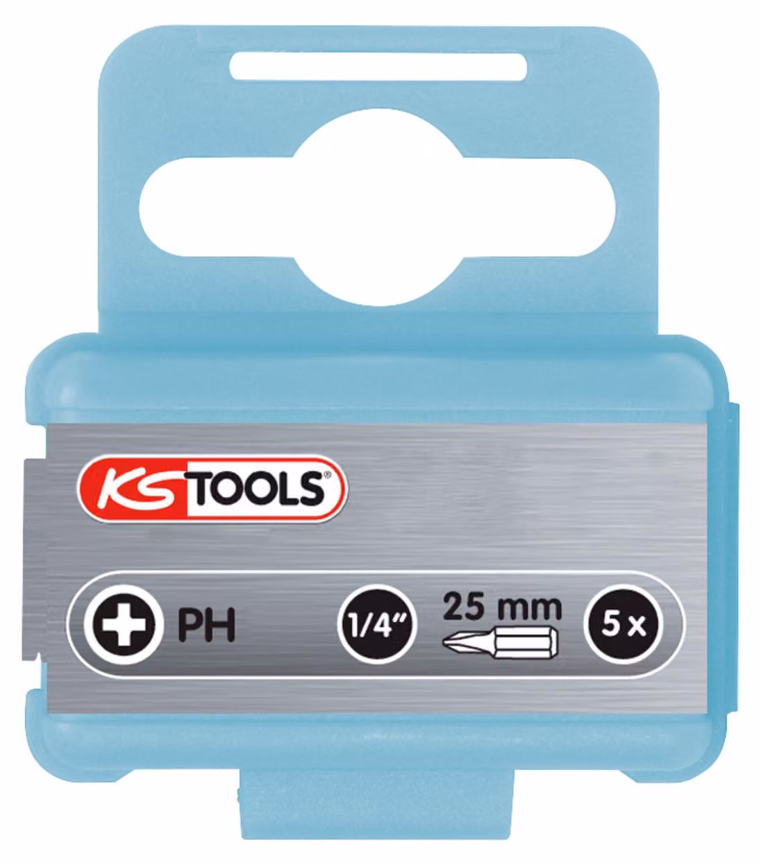 KS TOOLS 1/4" EDELSTAHL Bit 25 mm PH1 5er Pack - 910.2201