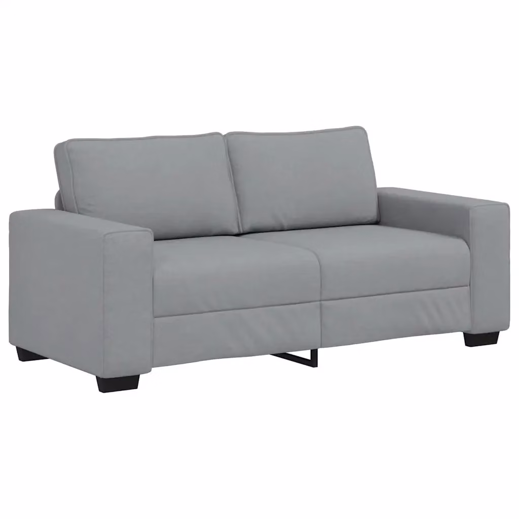 Divano moderno vidaXL in tessuto grigio con cuscini per soggiorno L: 180 cm, P: 77 cm, H: 82 cm – 2