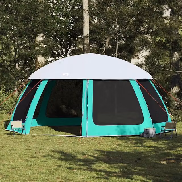 Tenda da piscina con Patta Rimovibile&Pareti in Rete-Tenda per Piscina 612x612 cm 913414